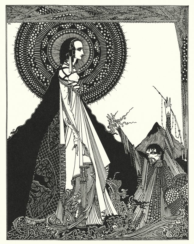 Edgar Allan Poe: Ligeia door Harry Clarke
