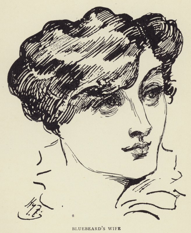 Blauwbaards Vrouw door Harry Furniss