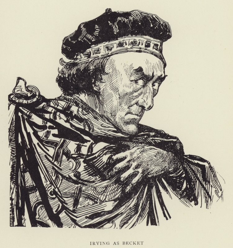 Irving als Becket door Harry Furniss