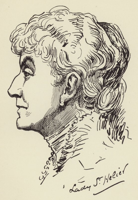 Lady St Helier door Harry Furniss