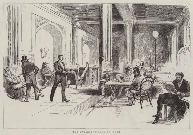 Leven in het Parlement, Vreemdelingen in het Huis door Harry Furniss