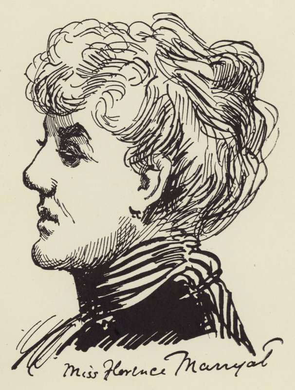 Miss Florence Marryat door Harry Furniss