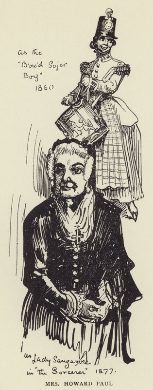 Mevrouw Howard Paul door Harry Furniss