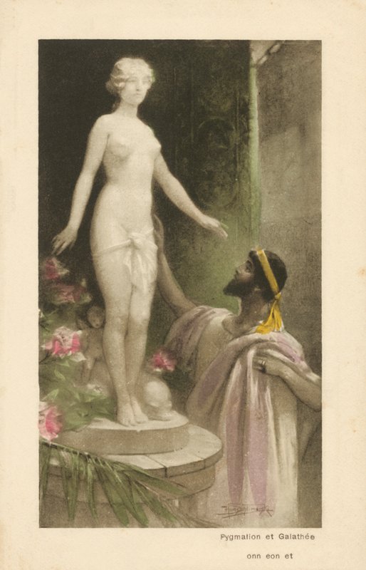 Pygmalion en Galatea door Heinrich Hans Schlimarski