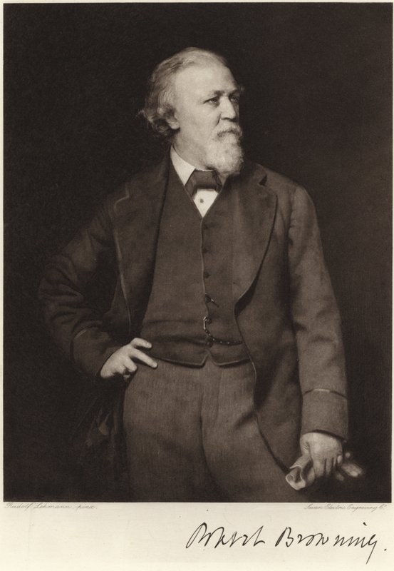 Robert Browning door Henri Lehmann