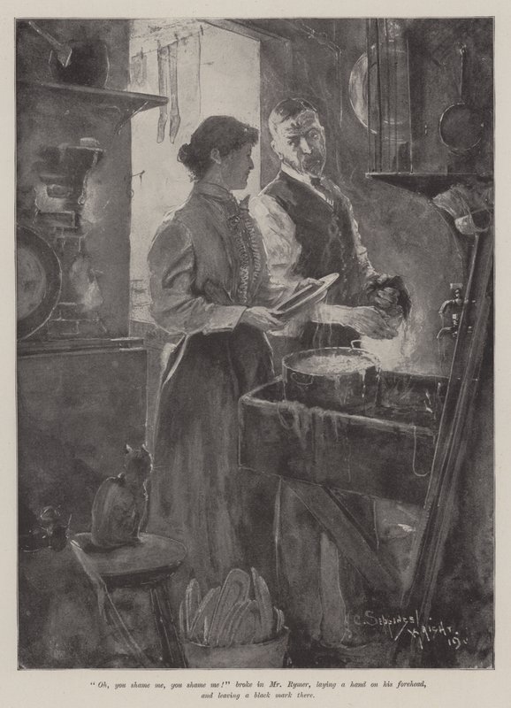 Een Charmant Gezin, door George Gissing door Henry Charles Seppings Wright