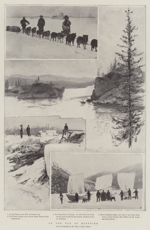 Op weg naar Klondike door Henry Charles Seppings Wright
