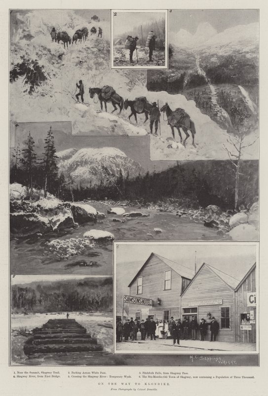 Op weg naar Klondike door Henry Charles Seppings Wright