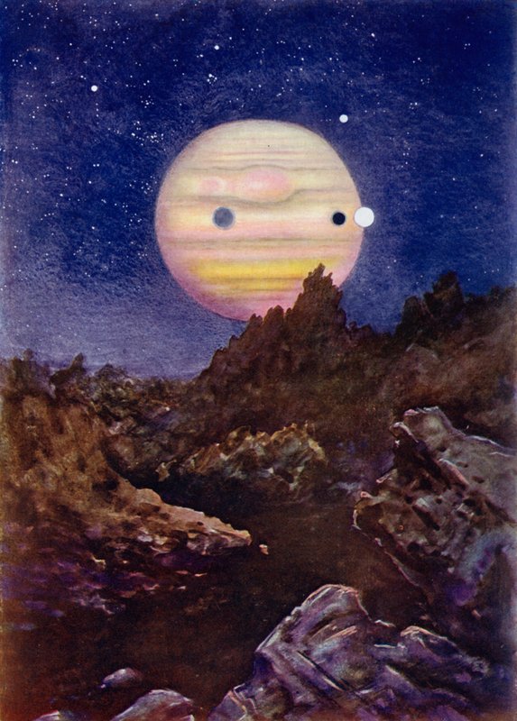 De planeet Jupiter door Henry Charles Seppings Wright