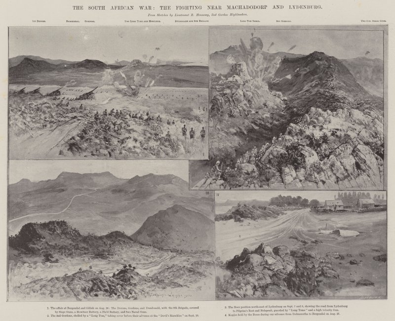 De Zuid-Afrikaanse Oorlog, de gevechten bij Machadodorp en Lydenburg door Henry Charles Seppings Wright
