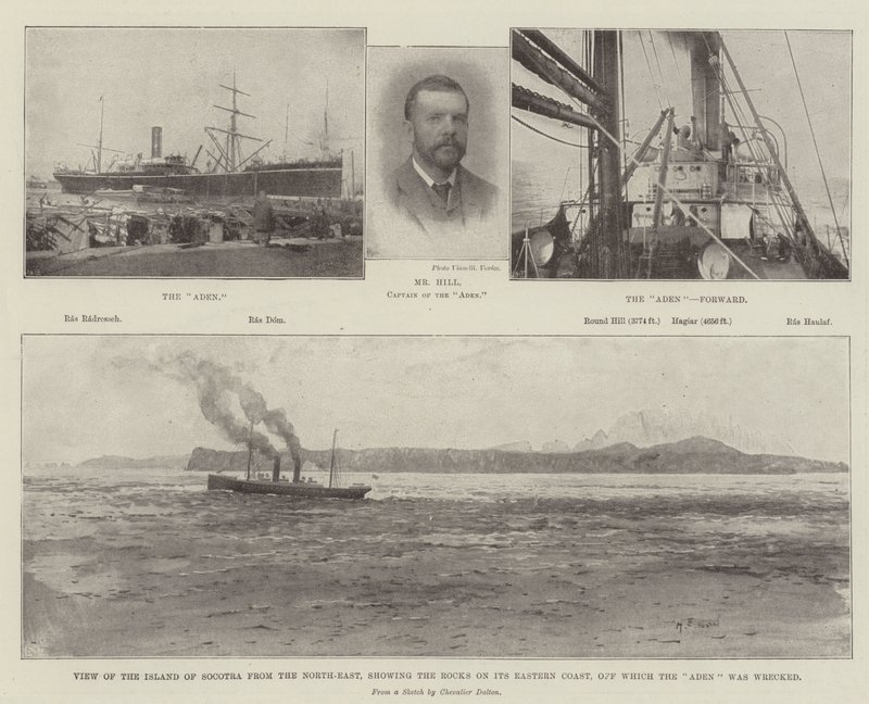Het wrak van de Aden door Henry Charles Seppings Wright