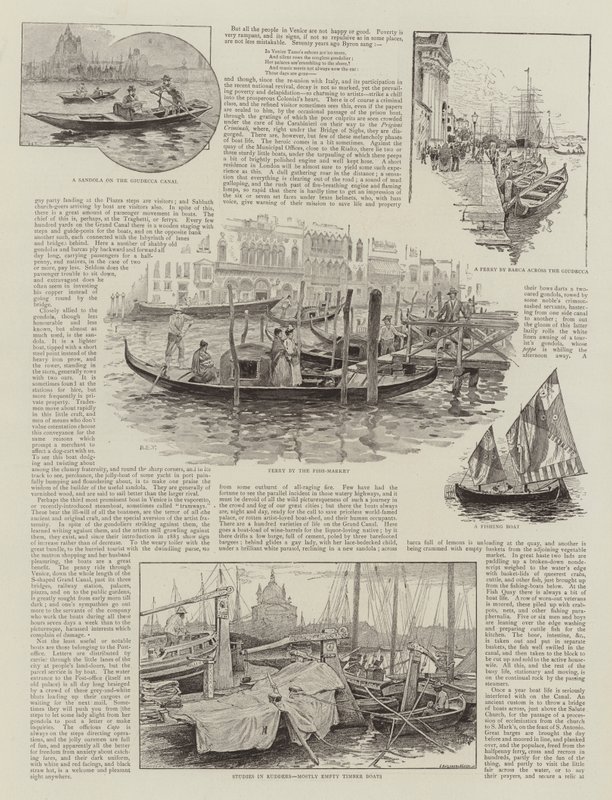 Boten van Venetië door Henry Edward Tidmarsh
