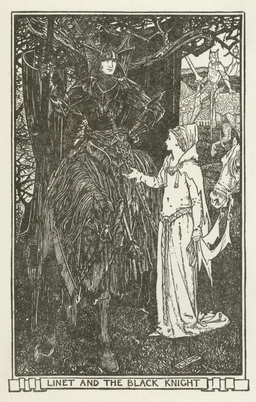 Linet en de Zwarte Ridder door Henry Justice Ford