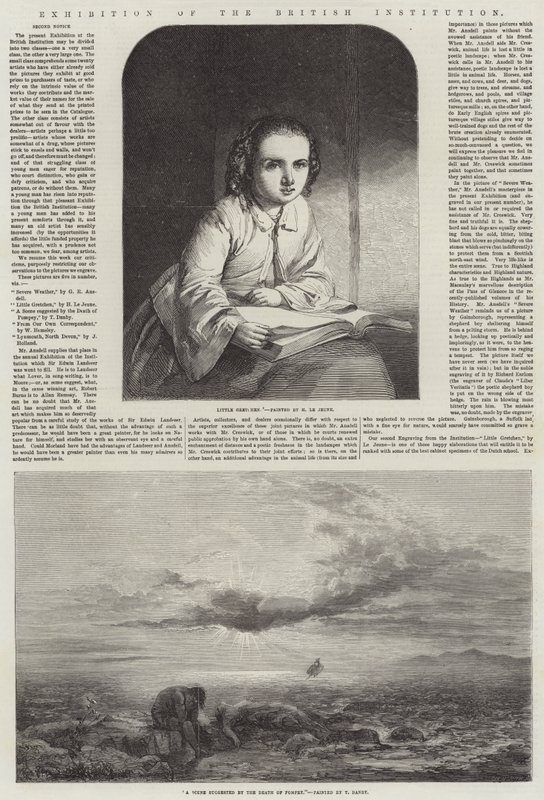 Tentoonstelling van de Britse instelling door Henry Le Jeune