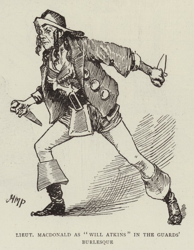 Luitenant Macdonald als Will Atkins in de Guards