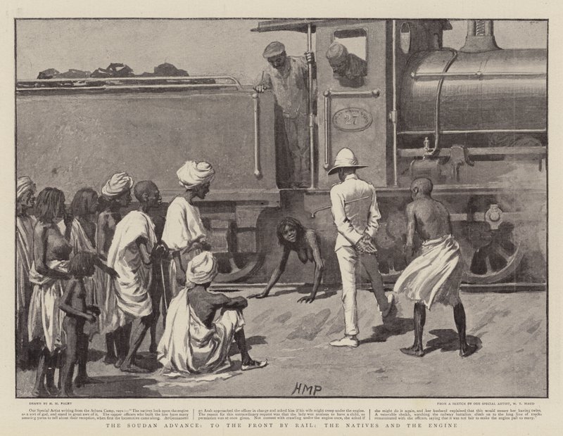 De Soedan Vooruitgang, naar het Front per Spoor, de Inheemsen en de Locomotief door Henry Marriott Paget