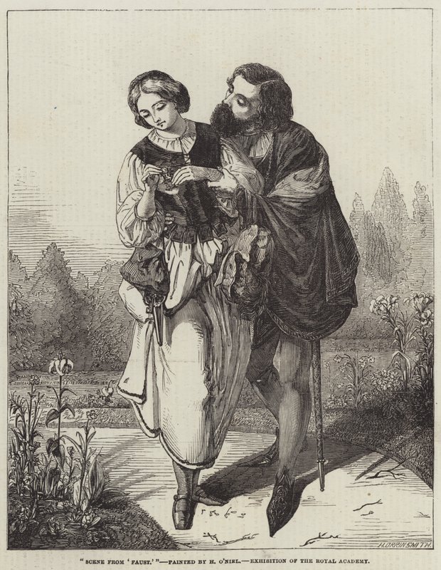 Scène uit Faust door Henry O