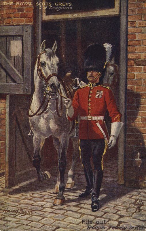 De Royal Scots Greys door Henry Payne