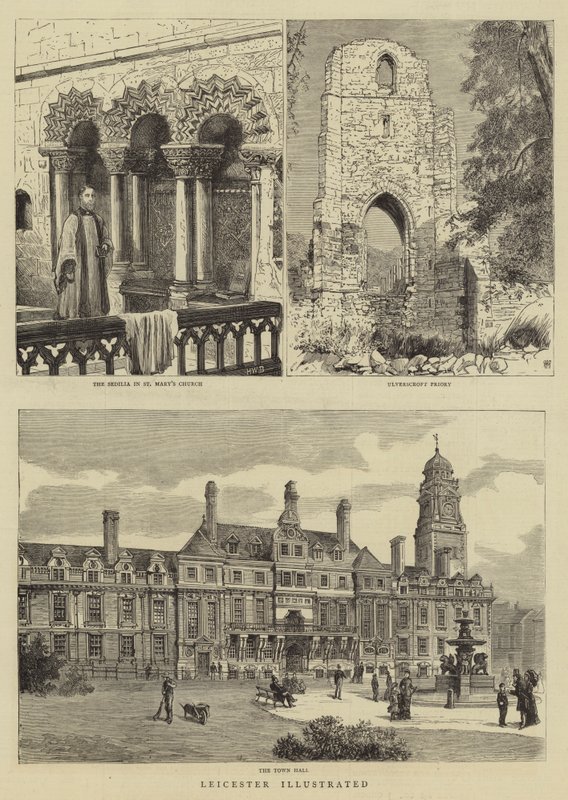 Leicester Geïllustreerd door Henry William Brewer