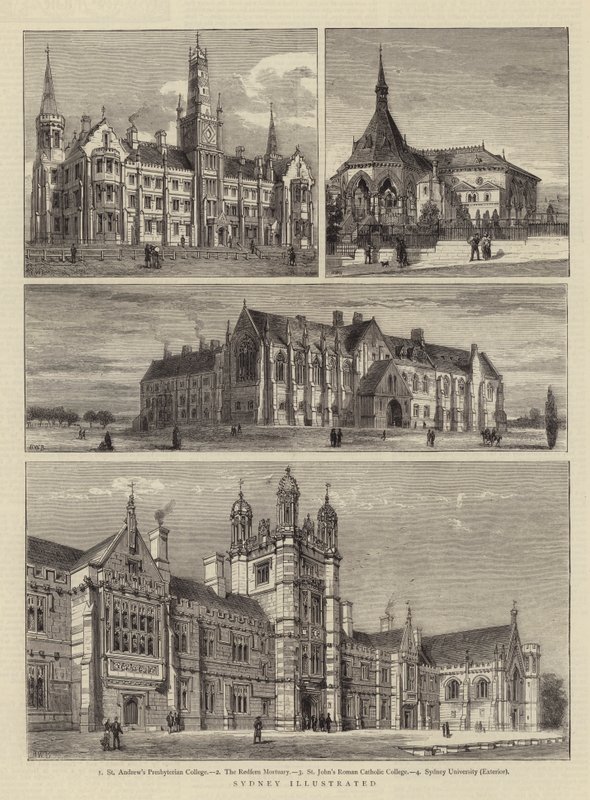 Sydney geïllustreerd door Henry William Brewer