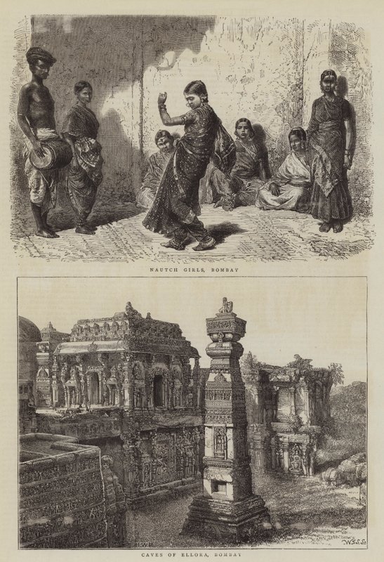 Uitzichten in India door Henry William Brewer