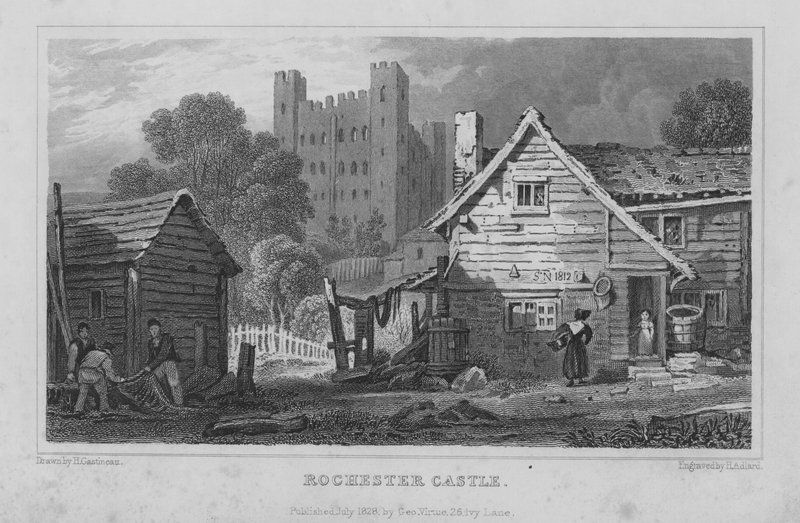 Kasteel van Rochester, Kent door Henry Adlard
