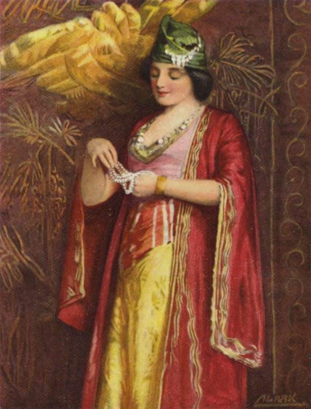 De vrouw van een koopman, Damascus door Henry Andrew Harper