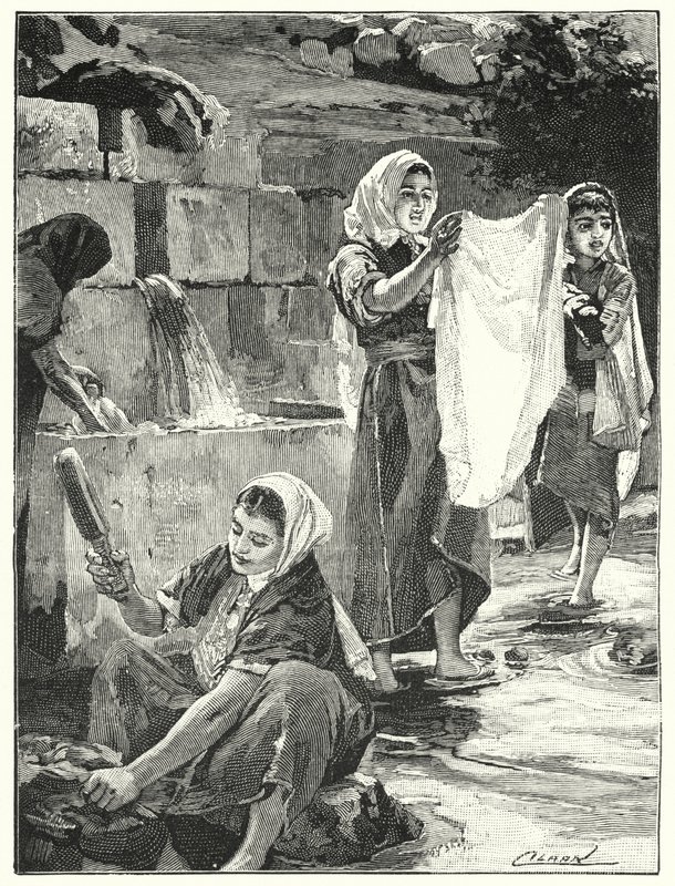 Fontein bij Lifta in Samaria door Henry Andrew Harper