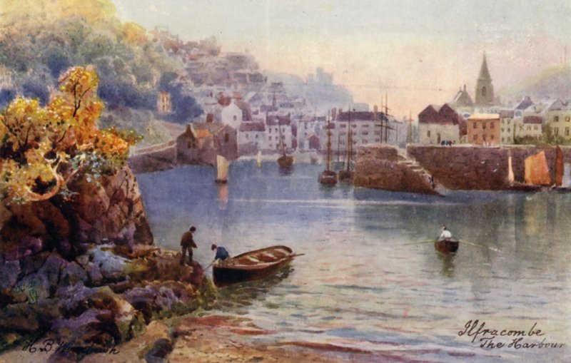 De Haven, Ilfracombe door Henry B. (after) Wimbush