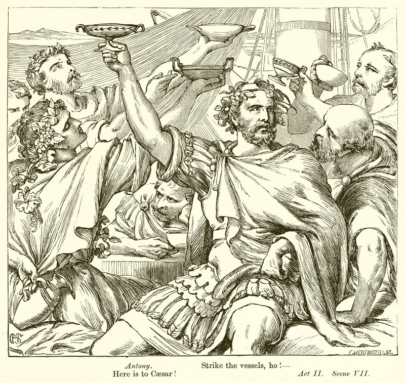 Antonius en Cleopatra door Henry Courtney Selous