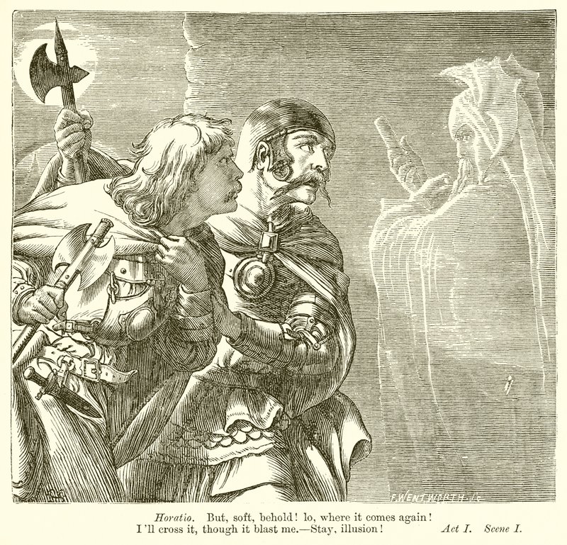 Hamlet door Henry Courtney Selous
