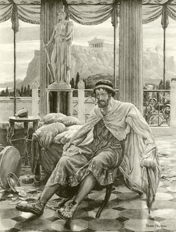 Timon van Athene (gravure) door Henry Holiday