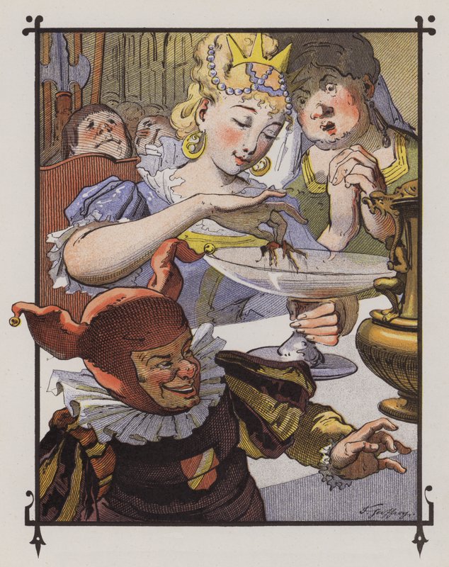 Gulliver in Brobdingnag door Henri Jules Jean Geoffroy