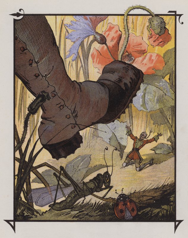 Gulliver in Brobdingnag door Henri Jules Jean Geoffroy