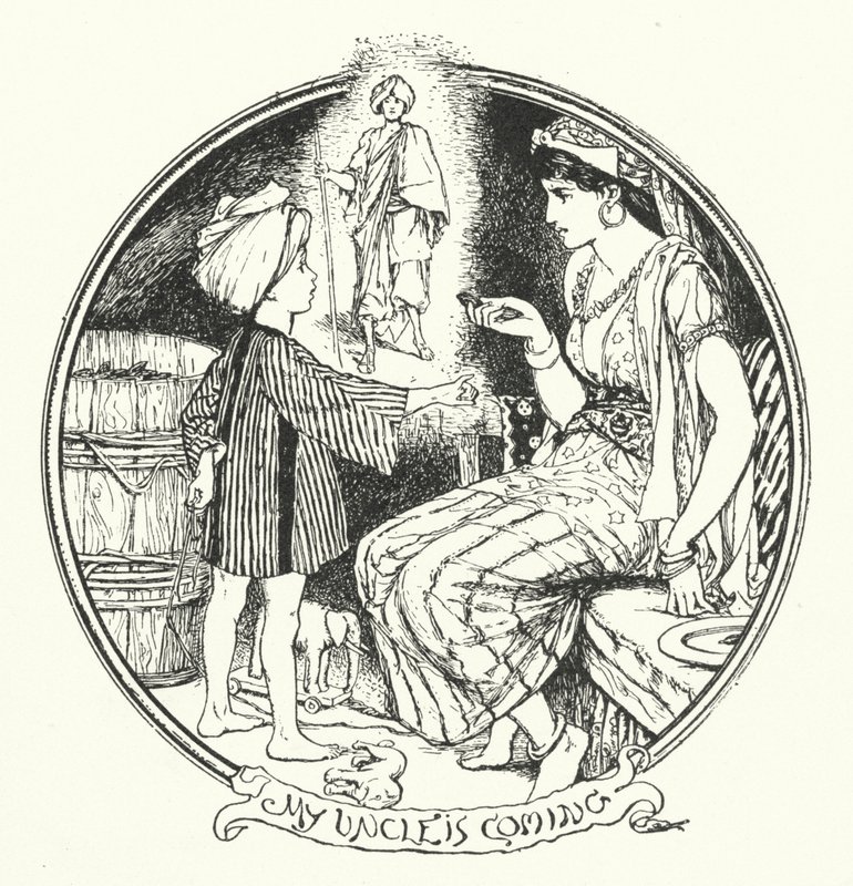 Mijn oom komt eraan (gravure) door Henry Justice Ford