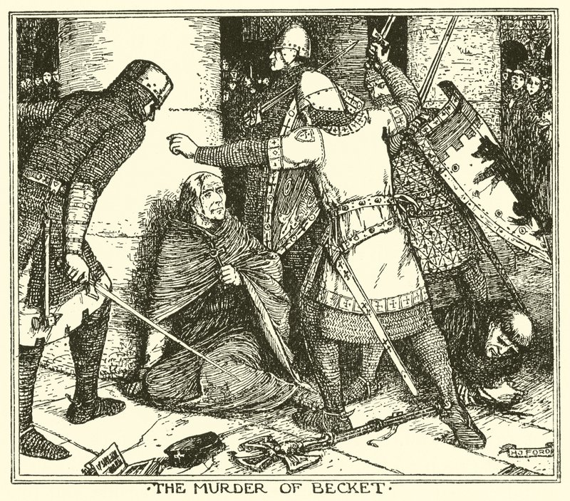 De Moord op Becket door Henry Justice Ford
