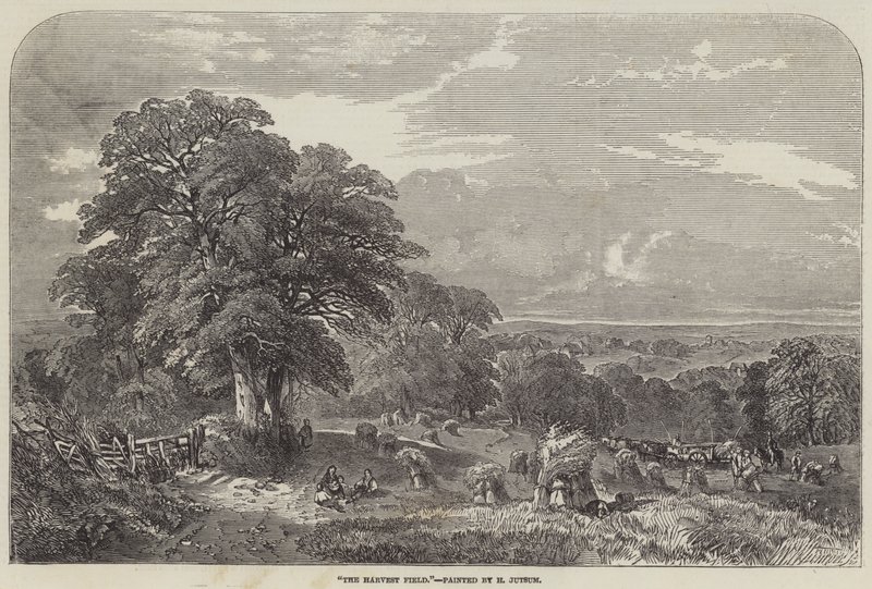 Het Oogstveld door Henry Jutsum