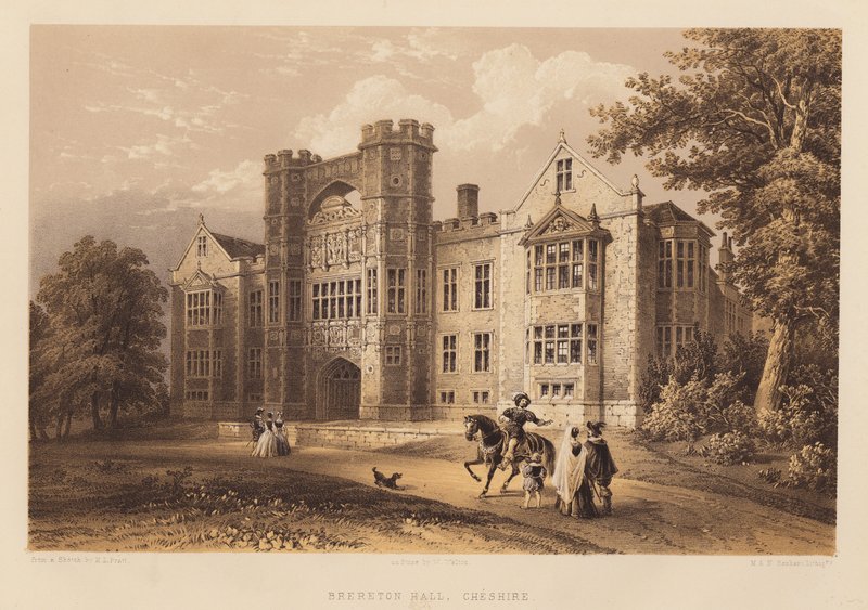 Brereton Hall, Cheshire door Henry Lark Pratt