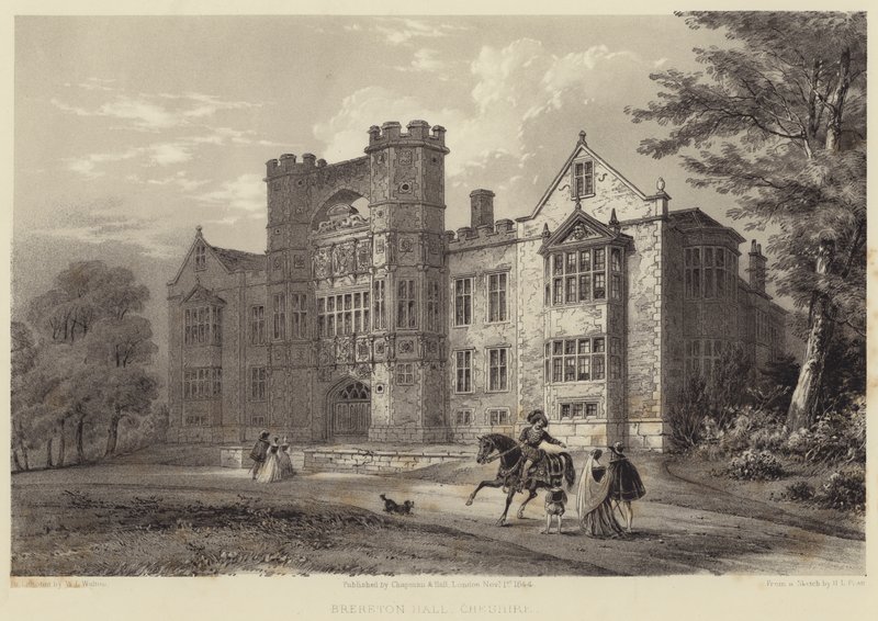 Brereton Hall, Cheshire door Henry Lark Pratt