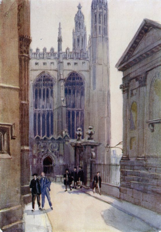 Kings Chapel en Clare Chapel door Henry Morley