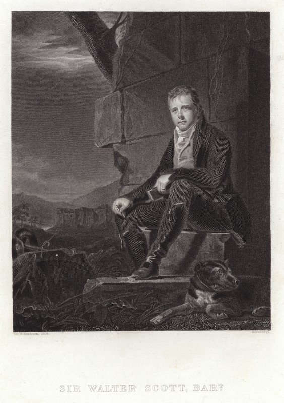 Portret van Sir Walter Scott door Henry Raeburn