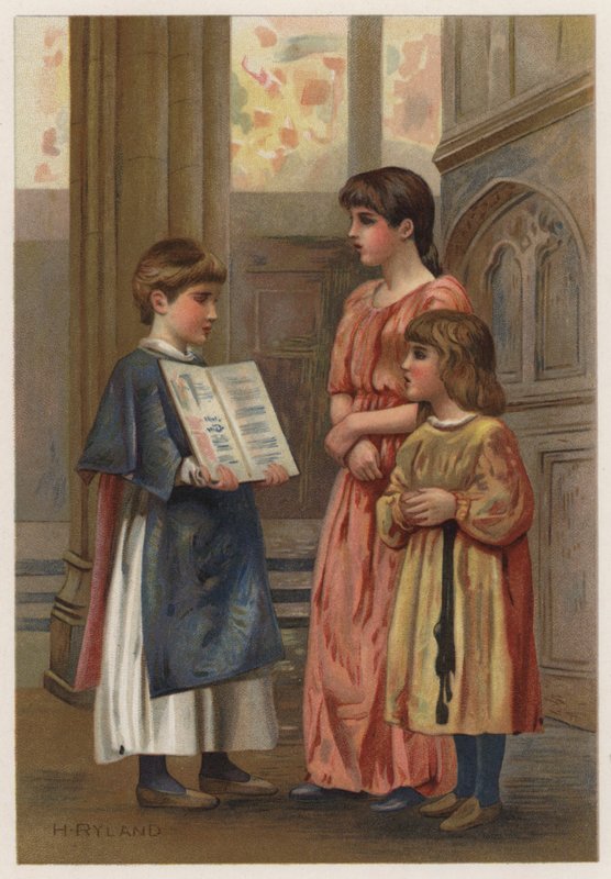 Avondlied door Henry Ryland