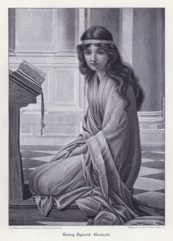 Gebed door Henry Ryland