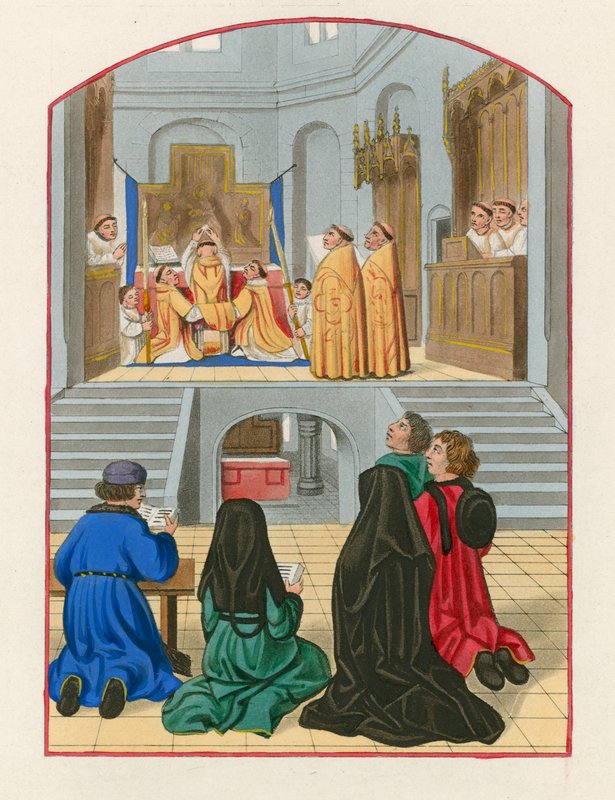 De Hostie Verheffing, c.1500 door Henry Shaw