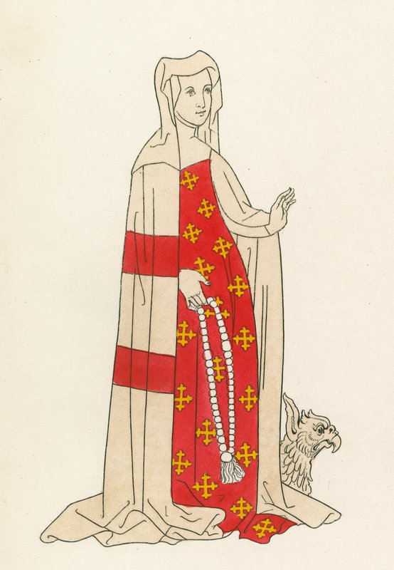 Isabella, Vrouw van William Beauchamp, 1483-85 door Henry Shaw