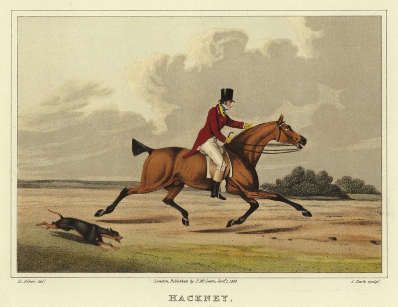 Hackney door Henry Thomas Alken