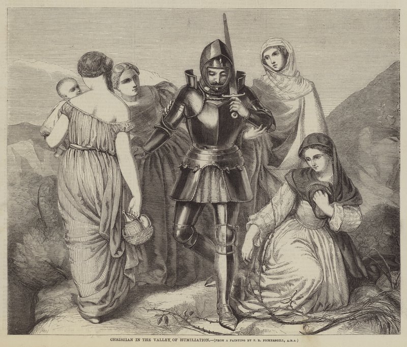 Christen in de vallei van vernedering door Henry William Pickersgill