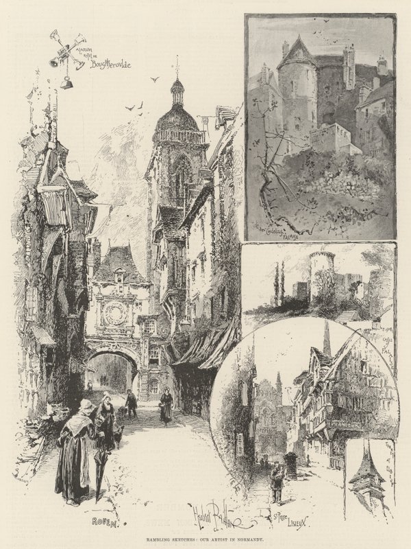Zwerfschetsen, Onze Kunstenaar in Normandië door Herbert Railton