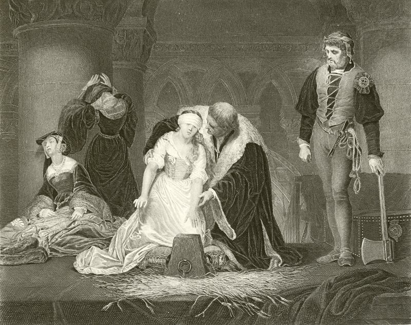 Executie van Lady Jane Grey door Hippolyte Delaroche