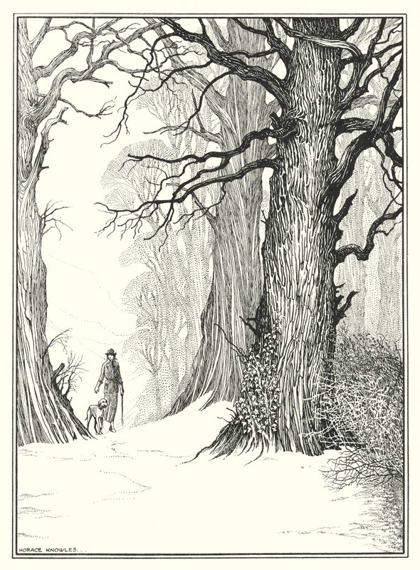 Januari (litho) door Horace J. Knowles
